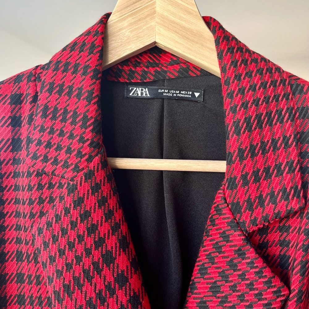 Zara Jumpsuit Blazer (Red & Black) ♥️🖤